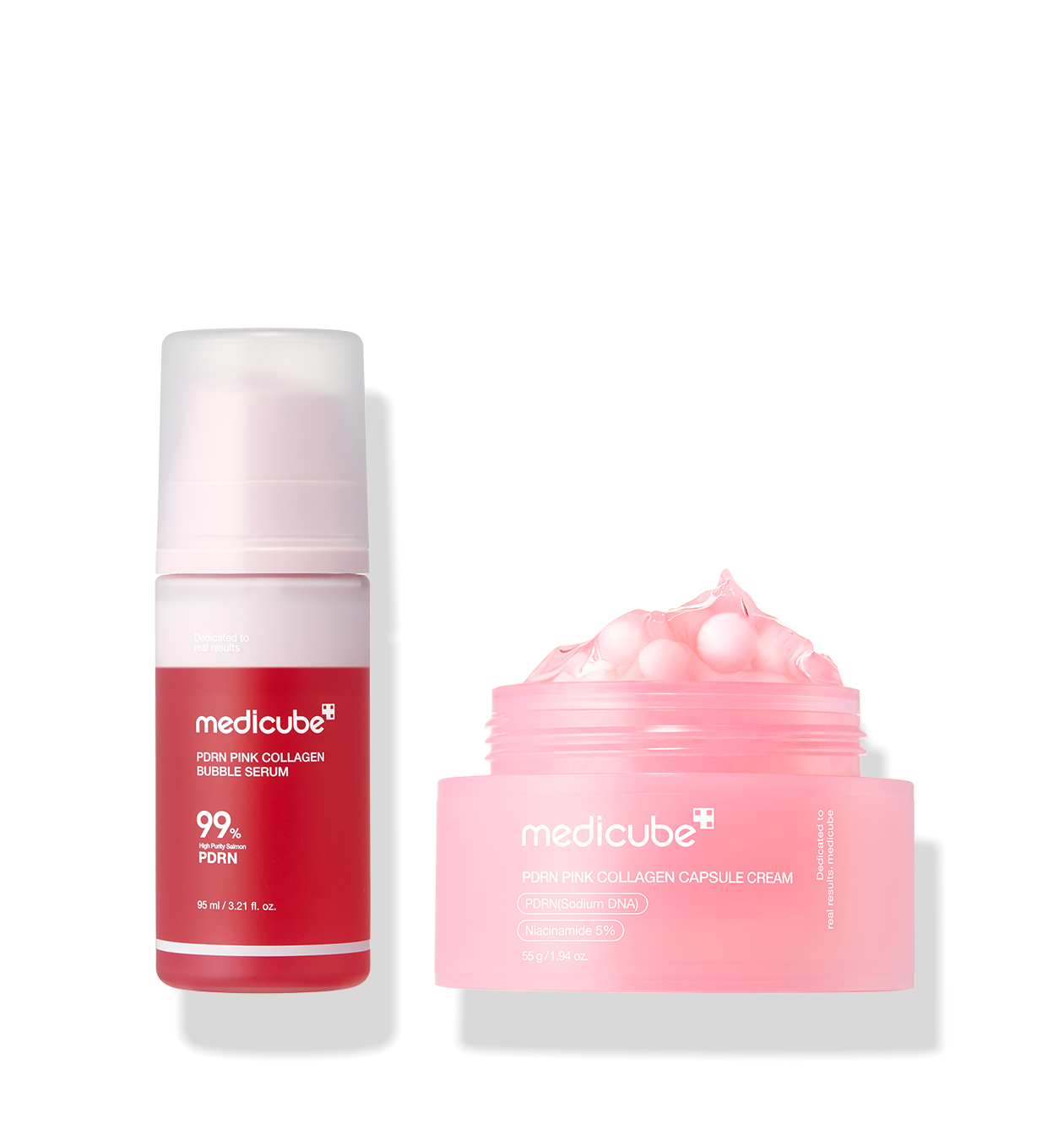 Medicube PDRN Glow Toning Duo Set + Free Gift (PDRN Gel Pads 4ct & Jelly Brush)