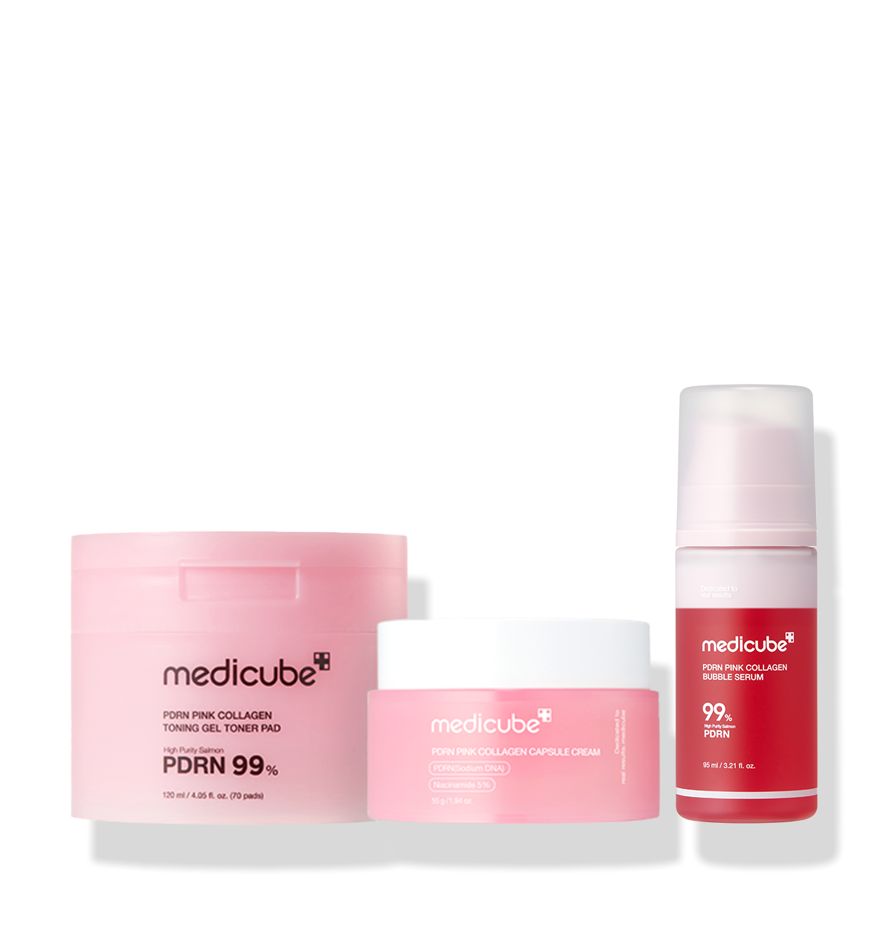 Medicube PDRN Night Trio Set + Vita-Coating Mask (5 Sheets) Gift